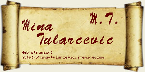 Mina Tularčević vizit kartica